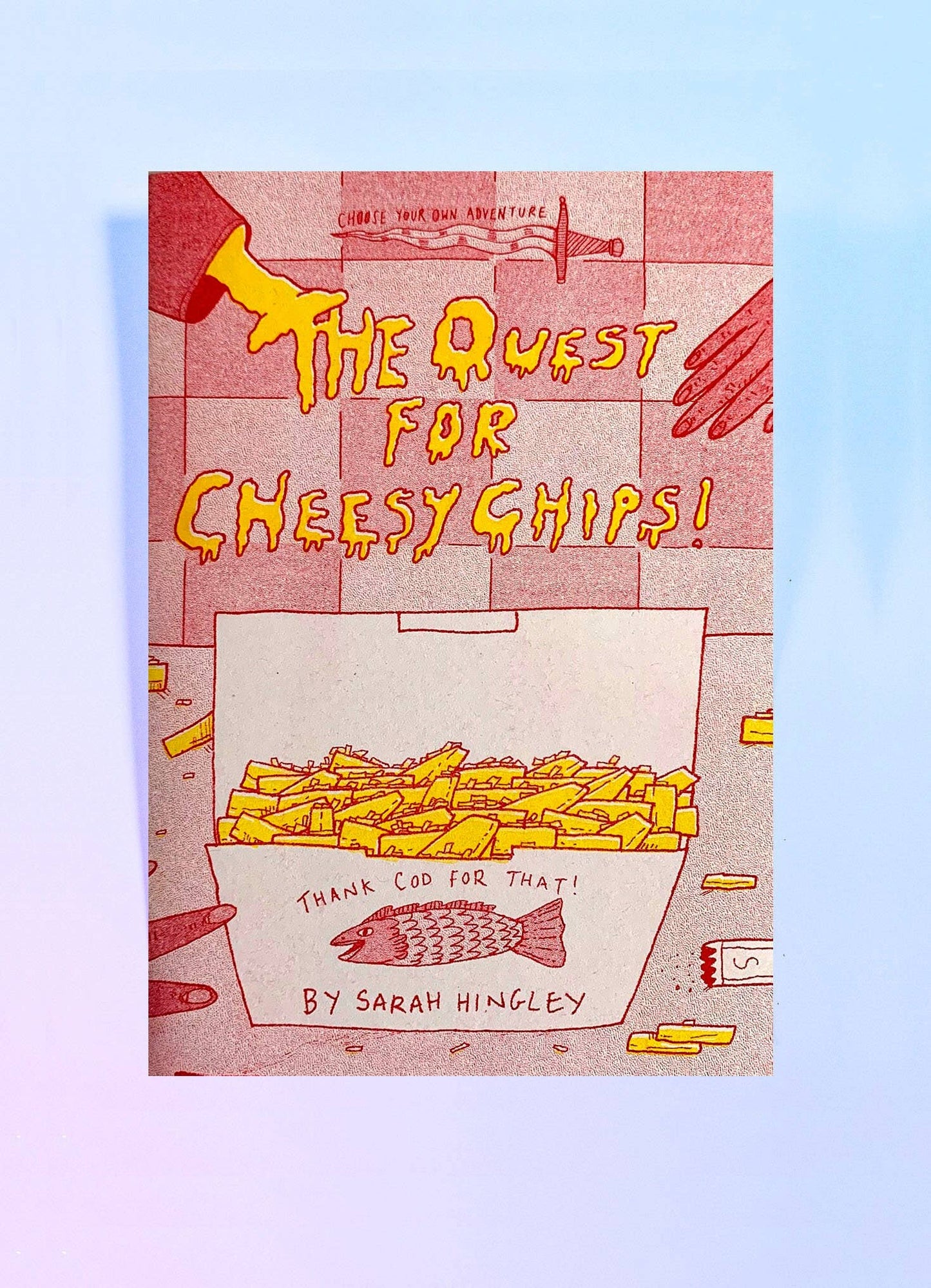 Quest for Cheesy Chips Choose Your Own Adventure Zine A6