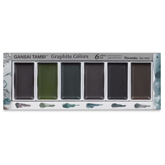 Set of 6, Graphite Colors