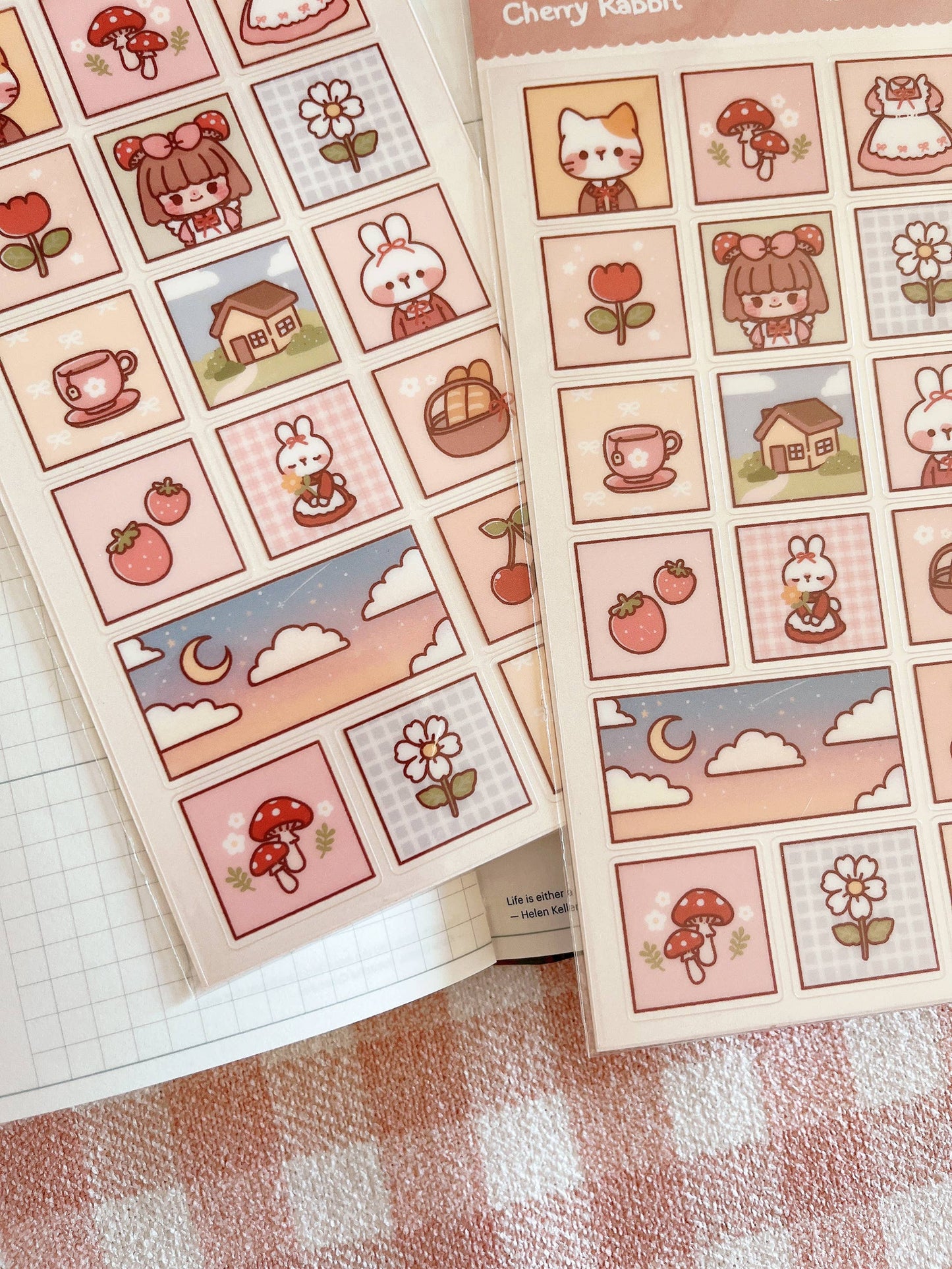 Lovely Cottage Sticker Sheet no.023