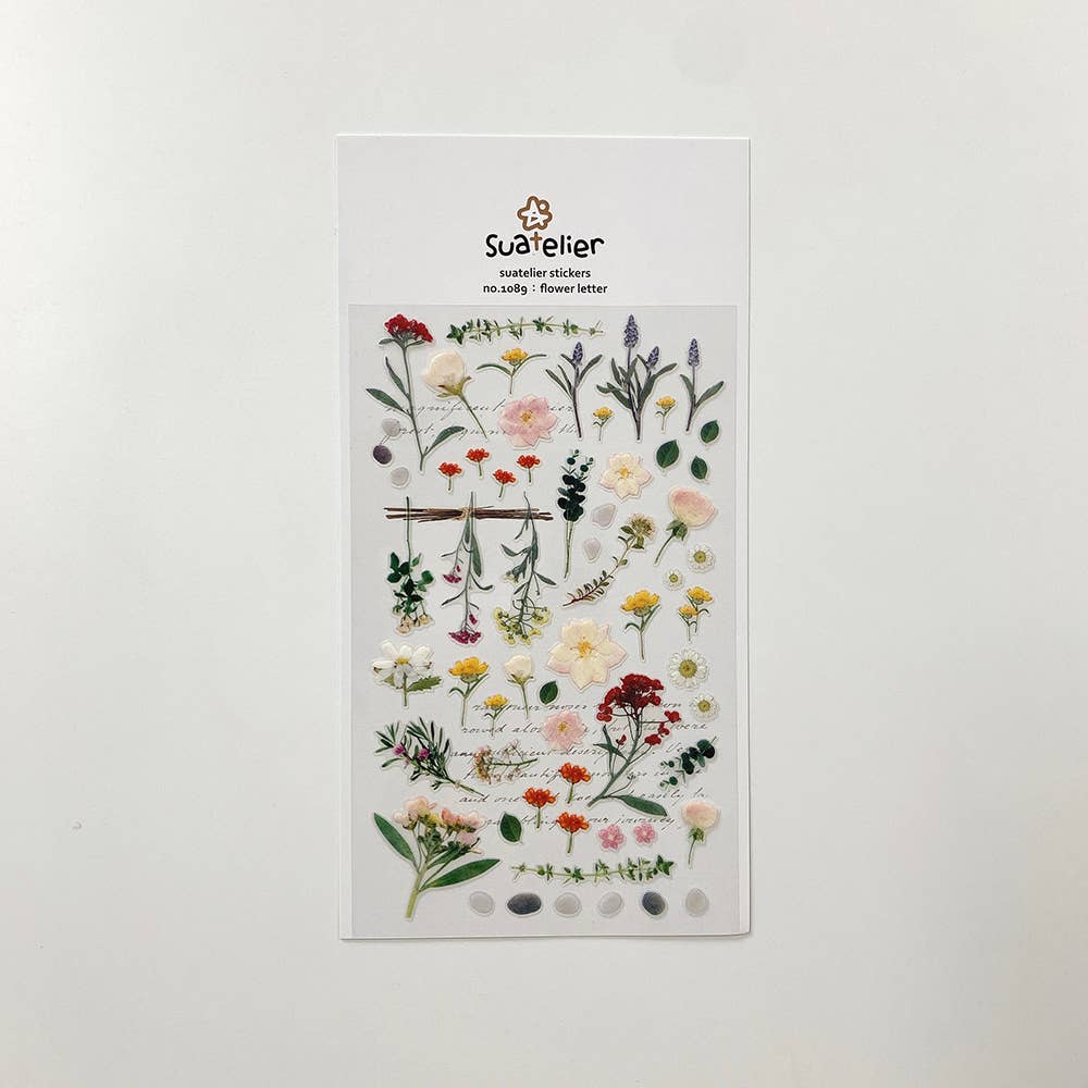 Suatelier 1089: flower letter