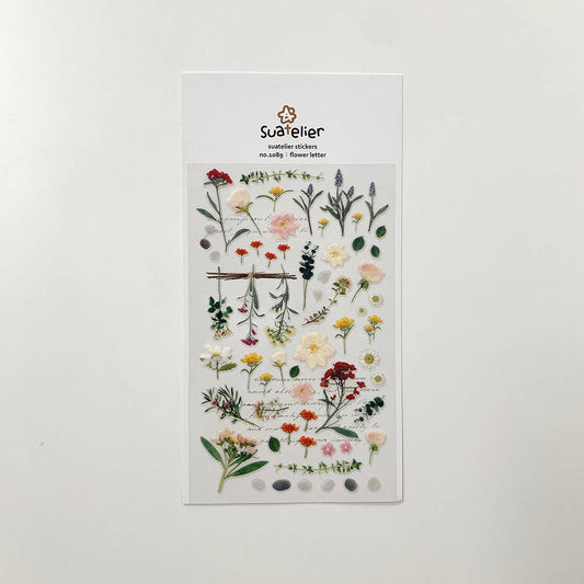 Suatelier 1089: flower letter