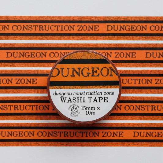 Dungeon Construction Zone Washi Tape