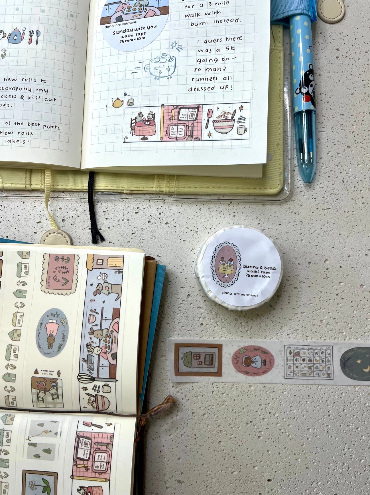 Bunny and Bear Washi Tape