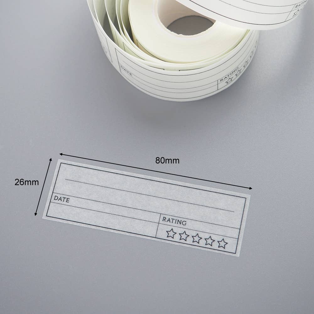 LAOMiS 5 Star Multi-Purpose Rating Writable Washi Stickers