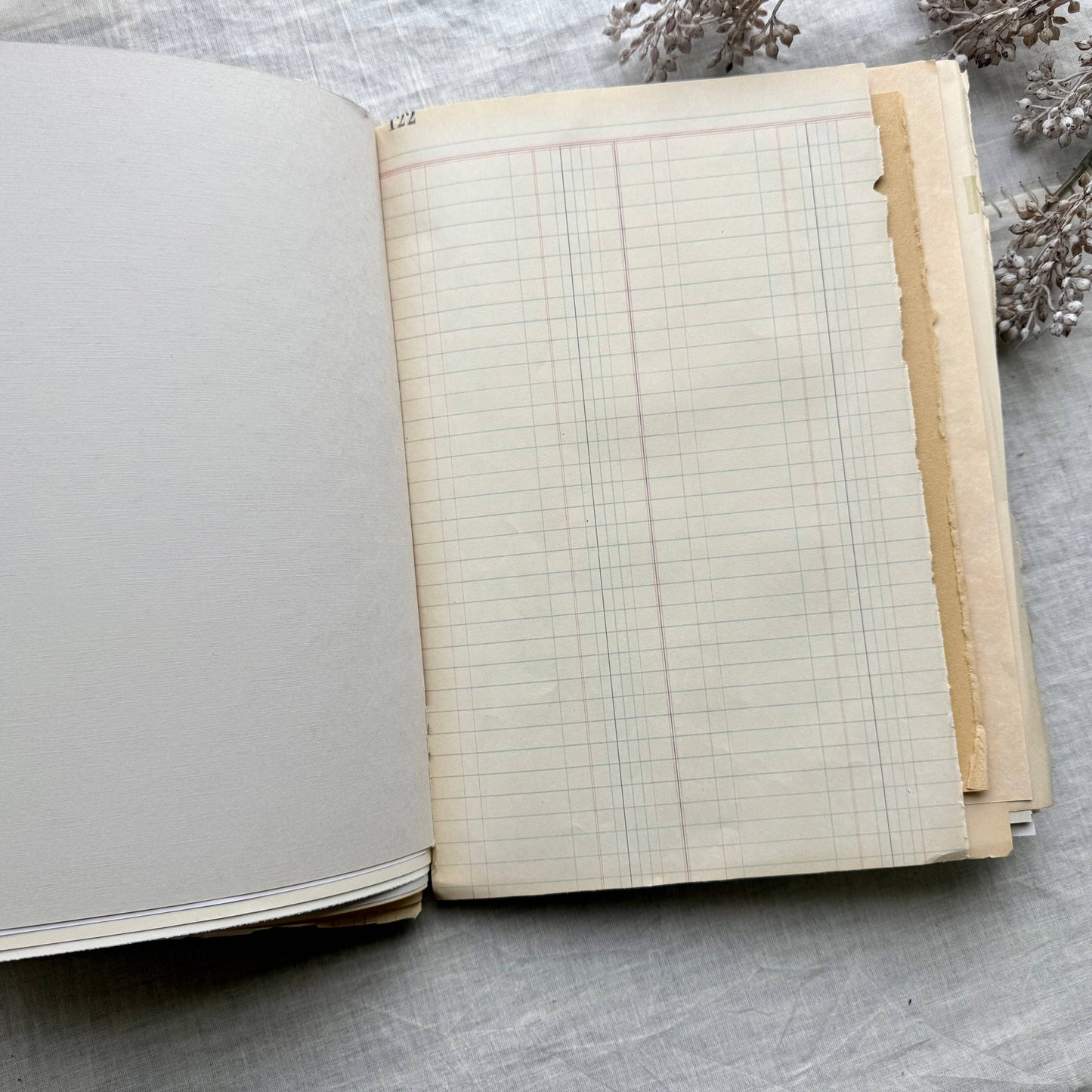 Vintage Mixed Media Journal- 9x12 inches