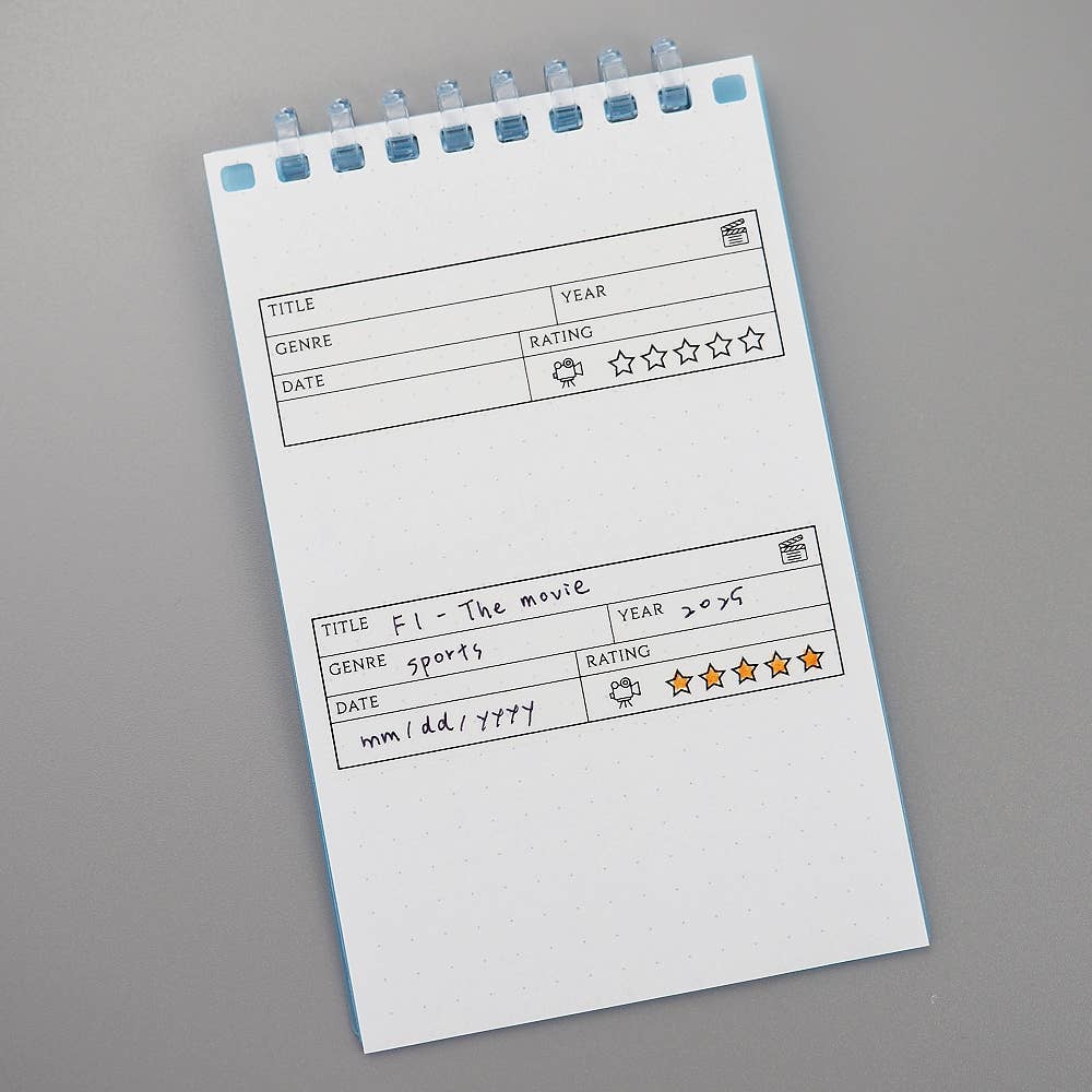 LAOMIS 5 Star Movie, Cinema Rating Writable Washi Stickers