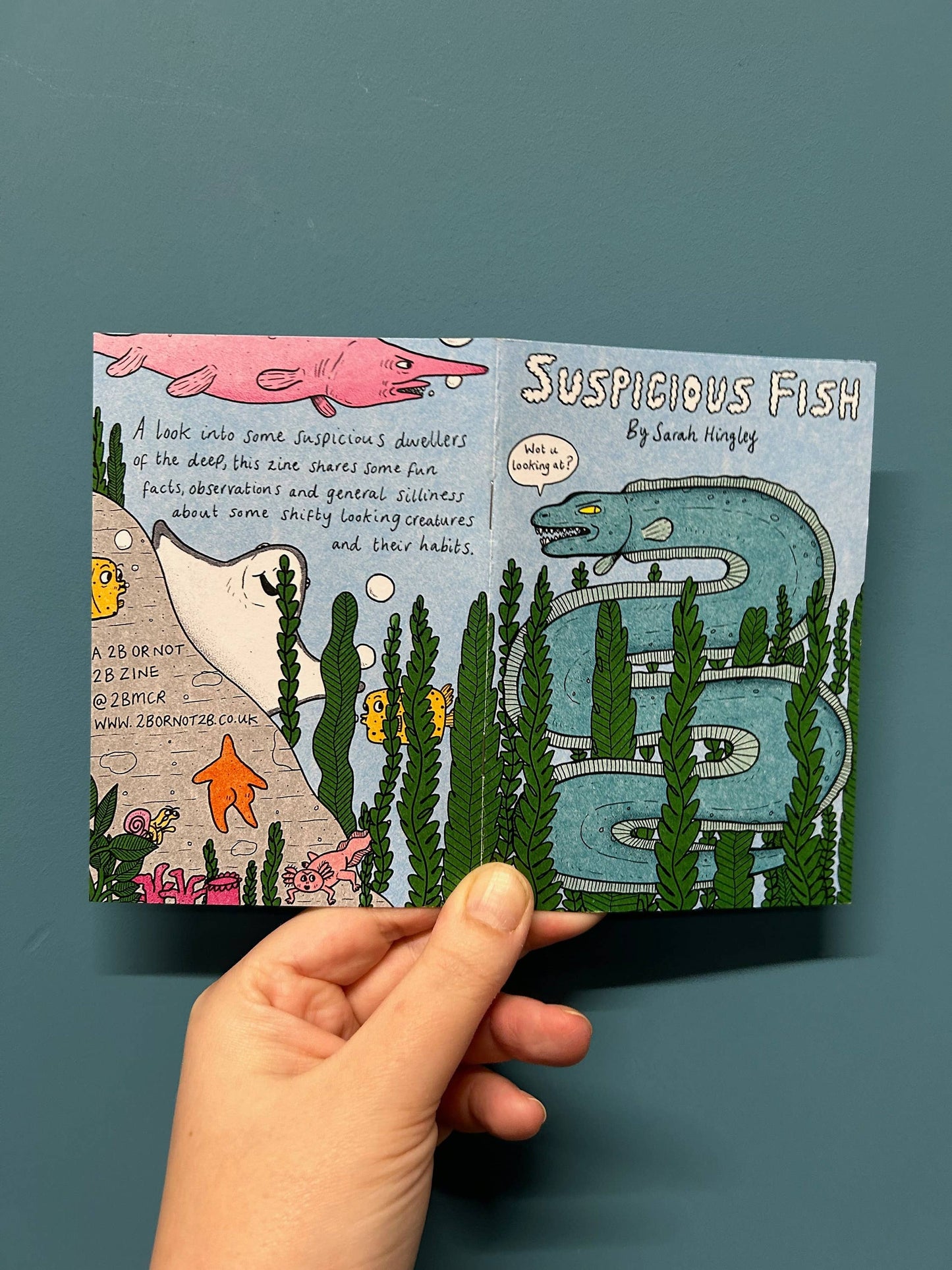 Suspicious Fish Sazzsquatch Undersea Comic Zine A6