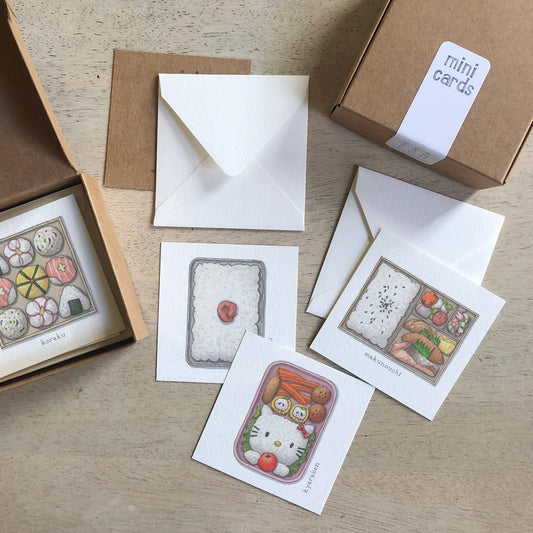 Mini Cards Set / Bento Boxes