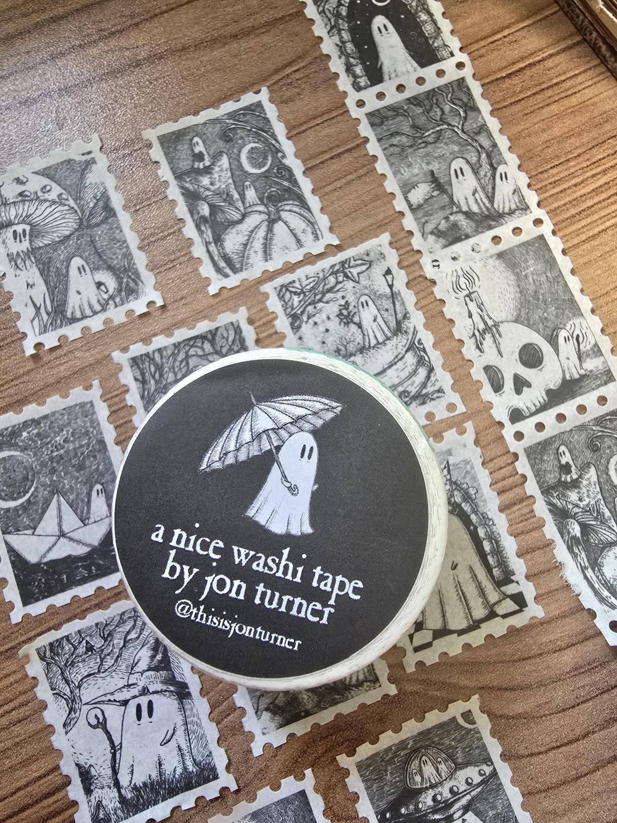 Ghosties Galore Stamp Washi Tape