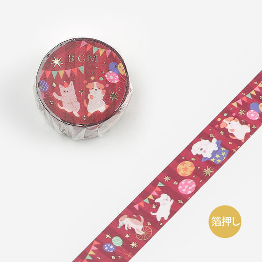 The Doggie Circus Washi Tape