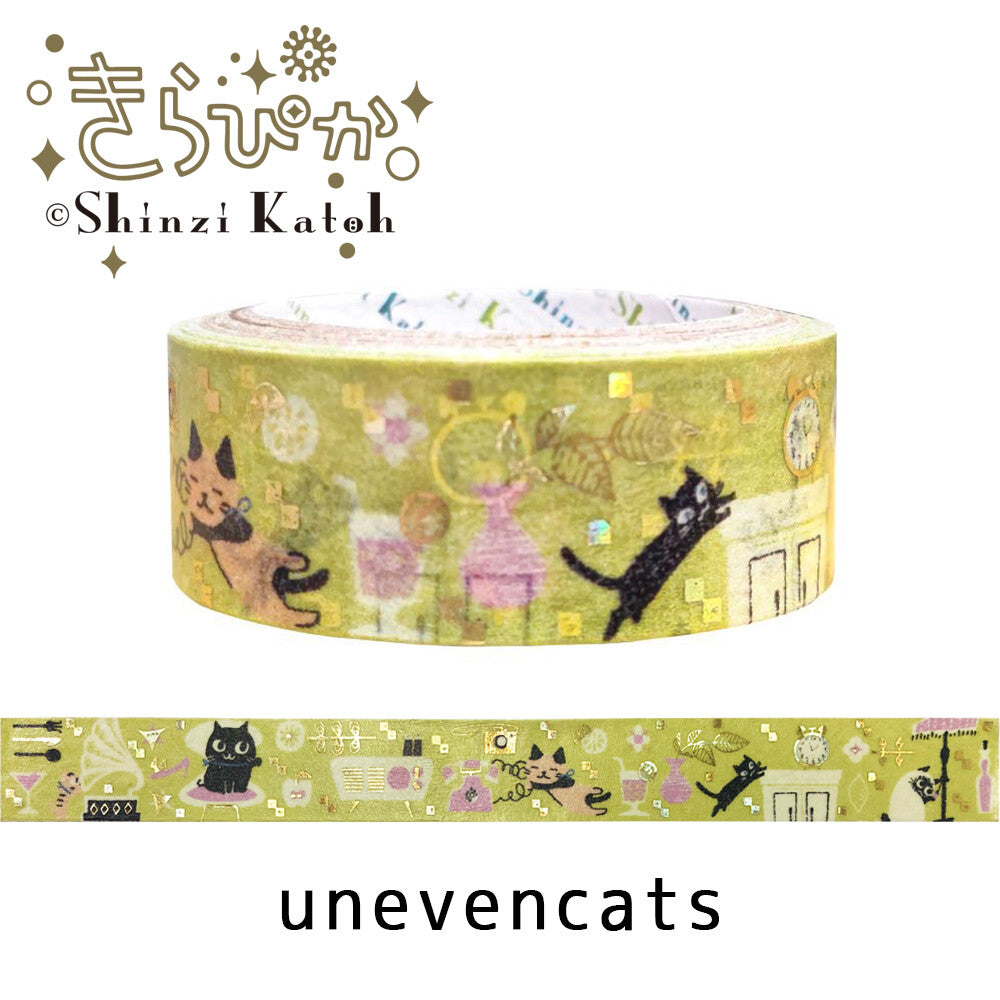 Uneven Cats Washi Tape