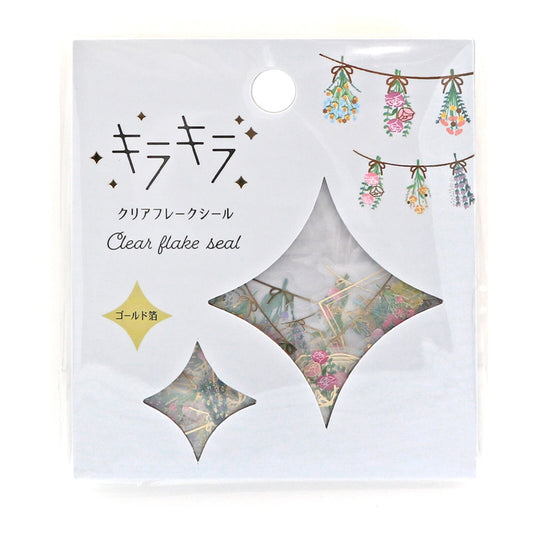 Kira Kira Maste Stickers - Dried Flowers