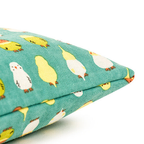 Parakeets Lining Up Flat Pouch