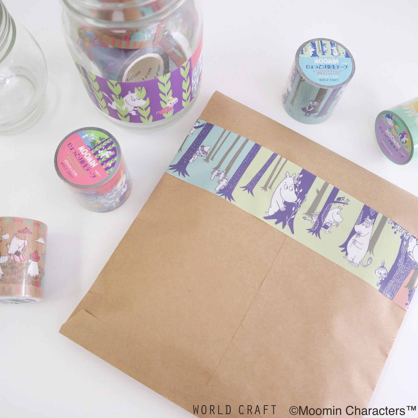Forest Moomin Washi Tape (Wide)