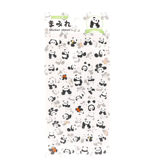 Panda Stickers - Mamire Series Sticker Sheet Animals