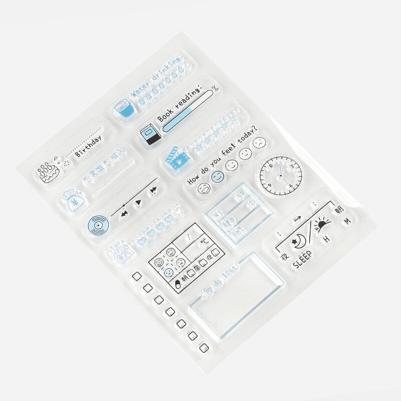 Life Record - Clear Stamp