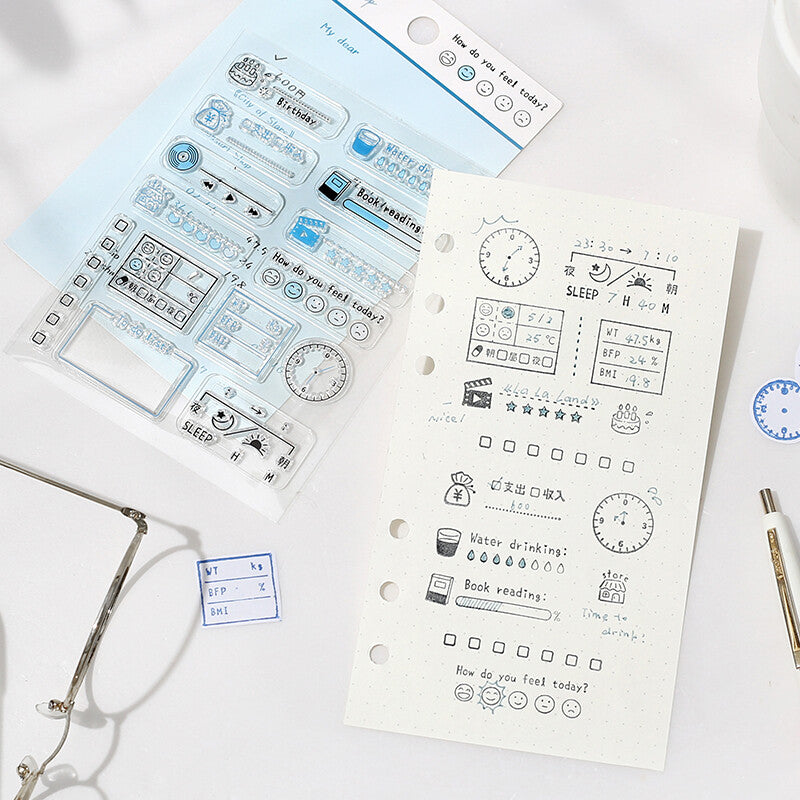 Life Record - Clear Stamp