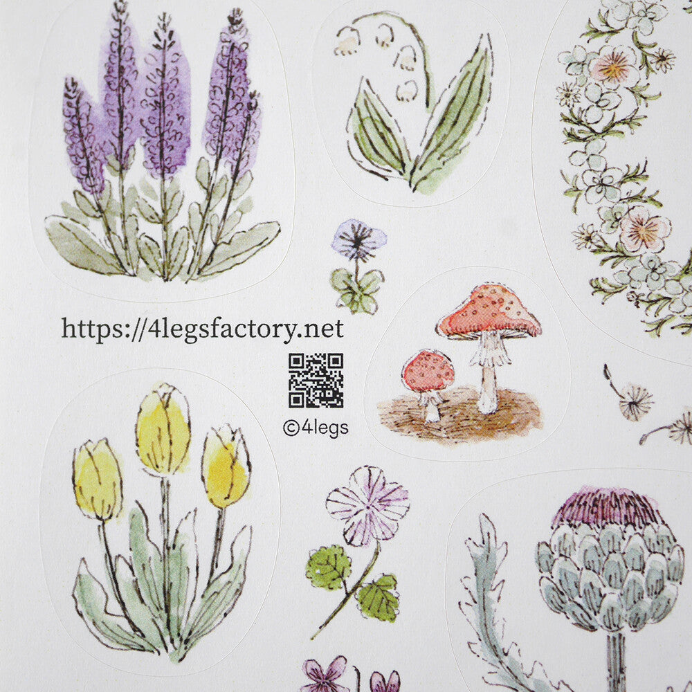 Flowers Stickers (4Legs)