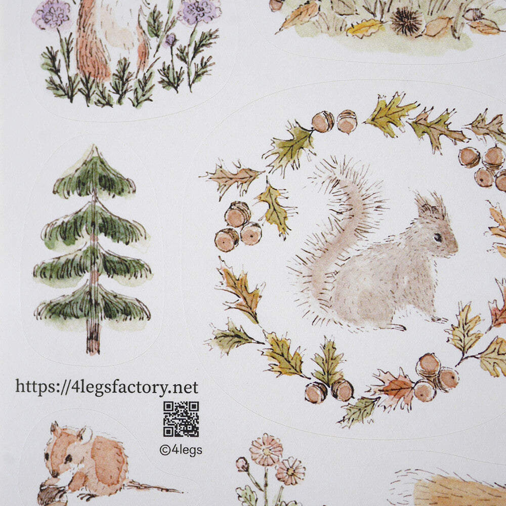 Animals Living in Japan Stickers