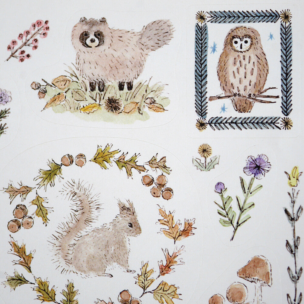 Animals Living in Japan Stickers