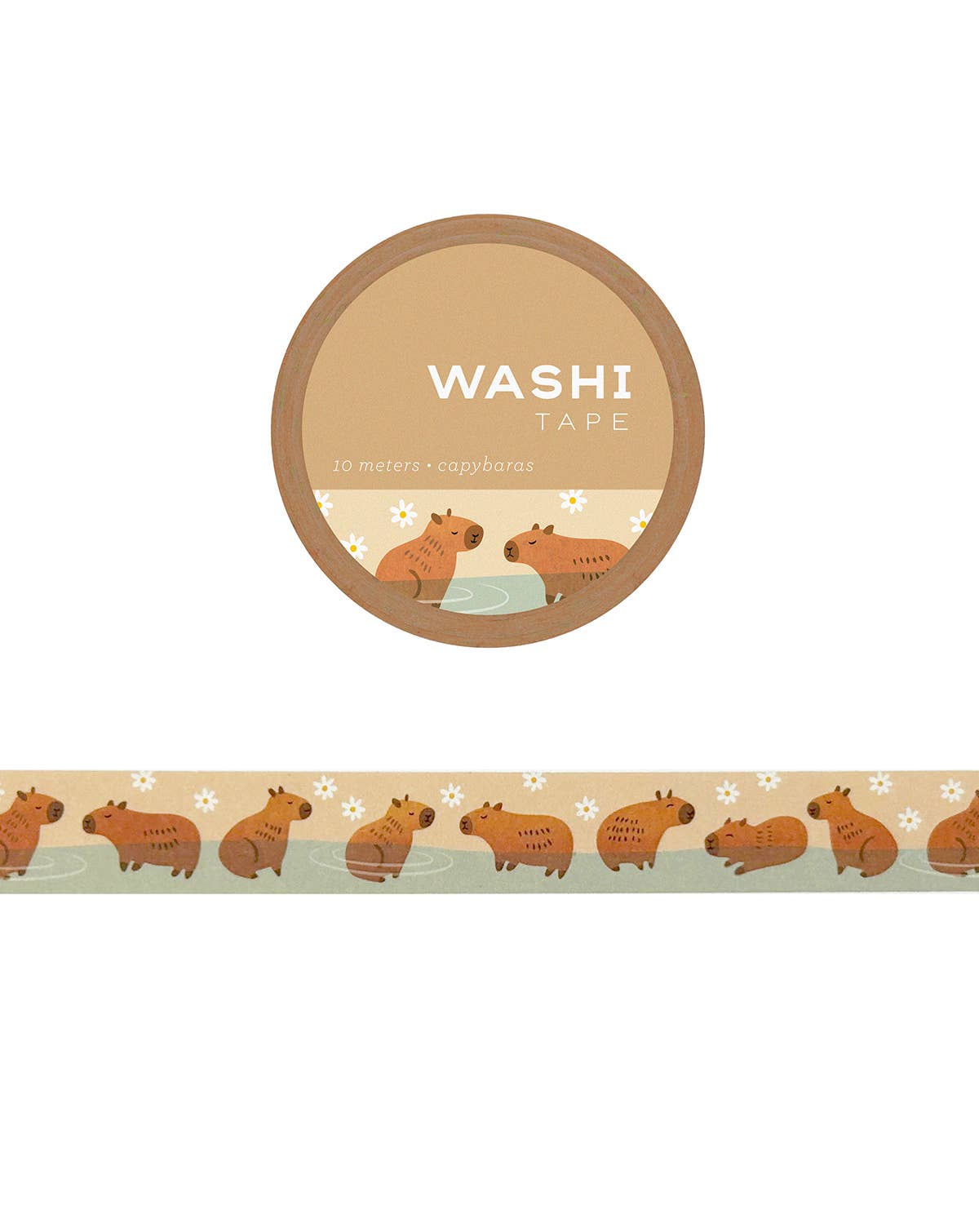 Capybaras Washi Tape