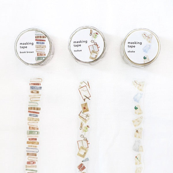 Brown Books, Die-Cut Washi Tape