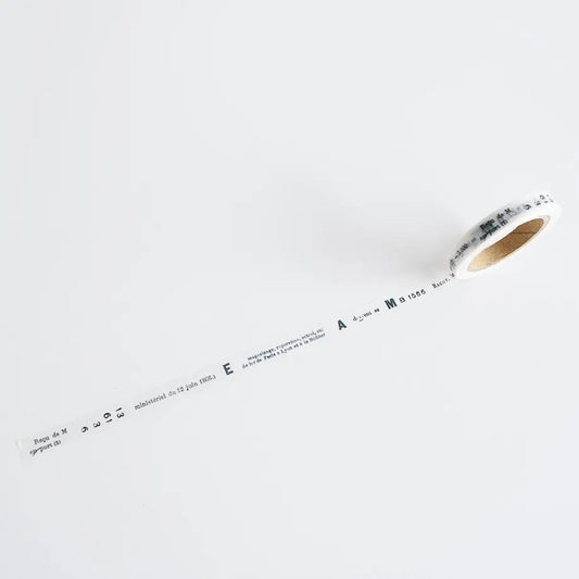 Yohaku Balance Letters and Numbers 7mm Masking Tape