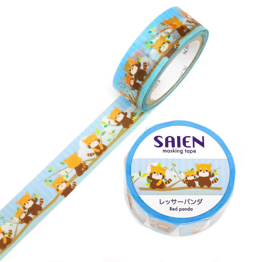 Saien Red Panda Washi Tape