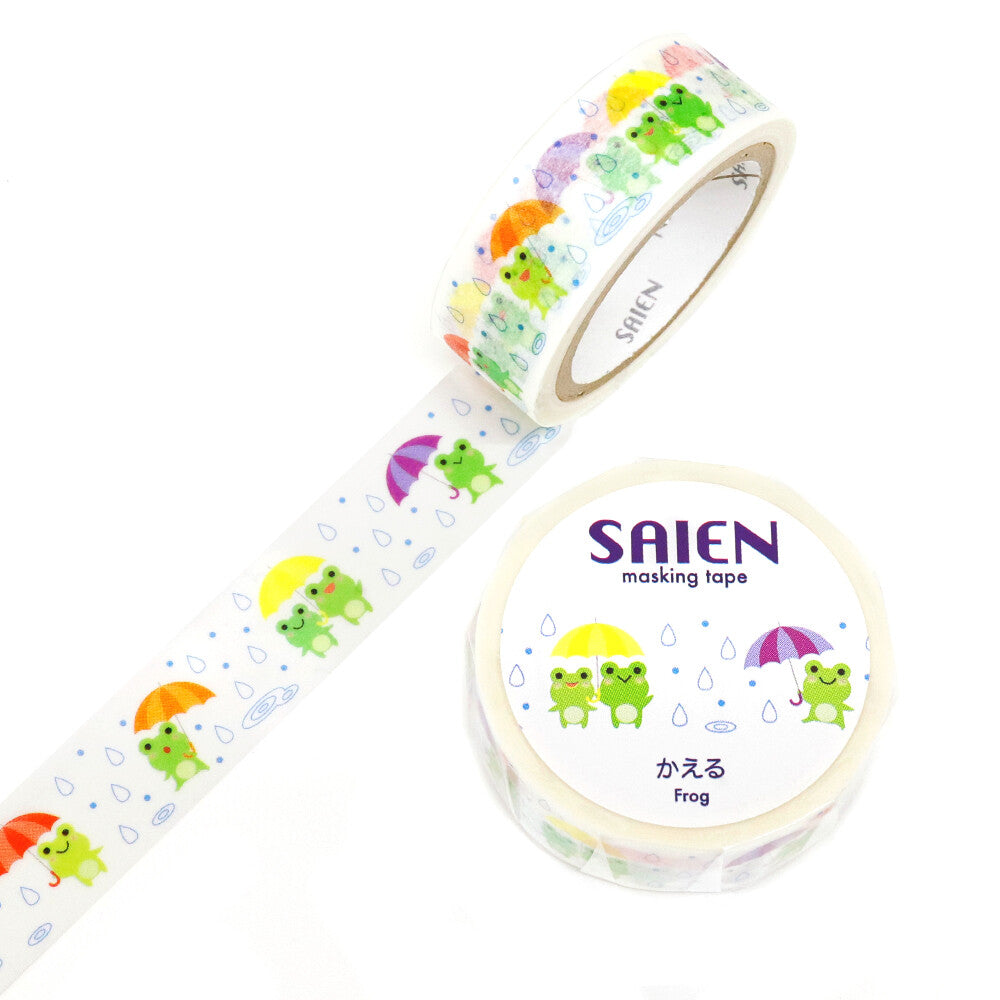 Saien Rainy Frog Washi Tape