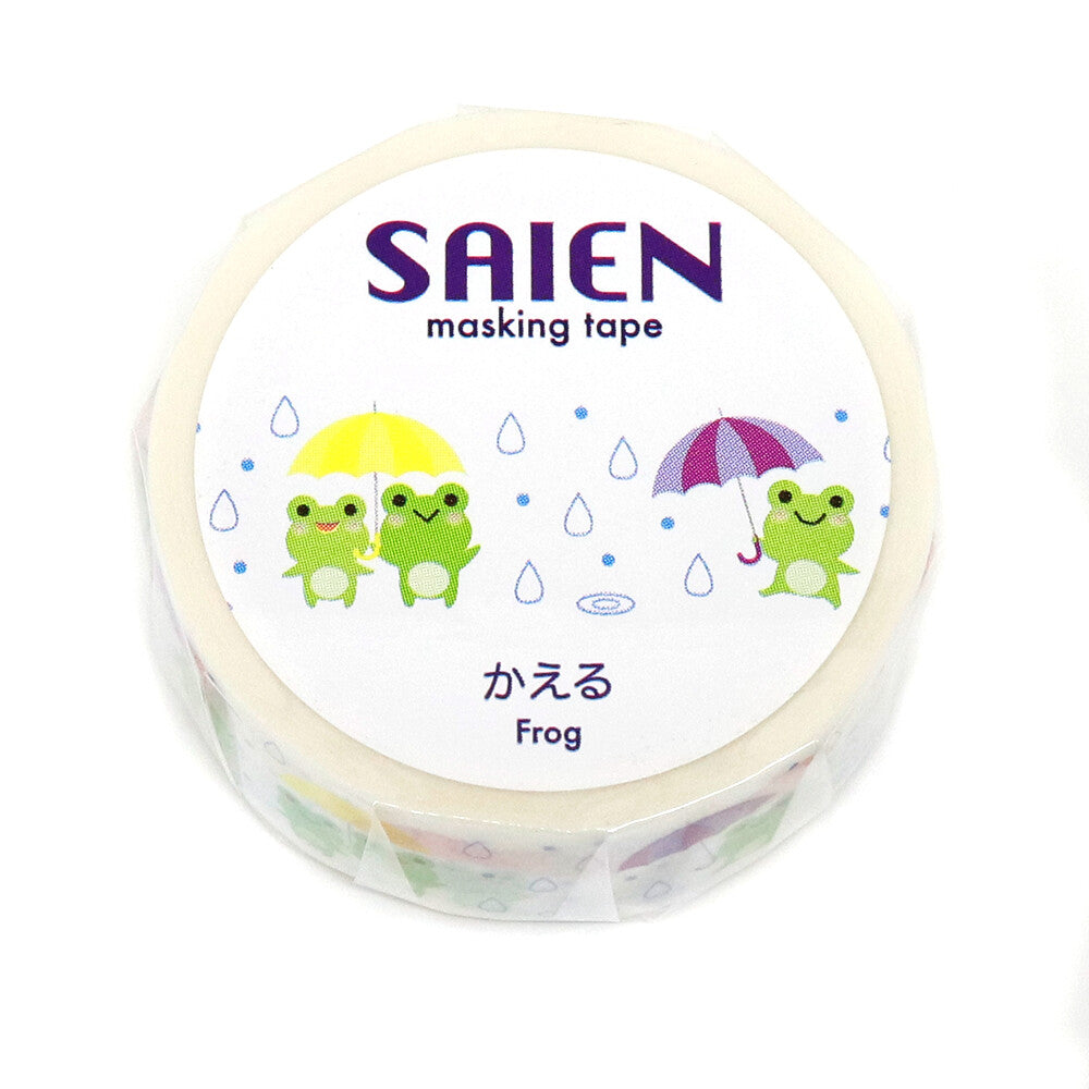 Saien Rainy Frog Washi Tape