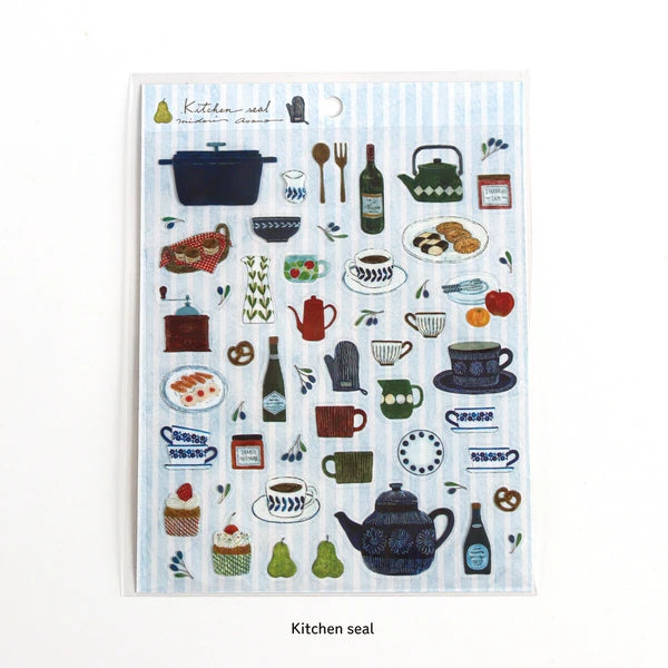 Midori Asano - Kitchen Seal Sticker Sheet