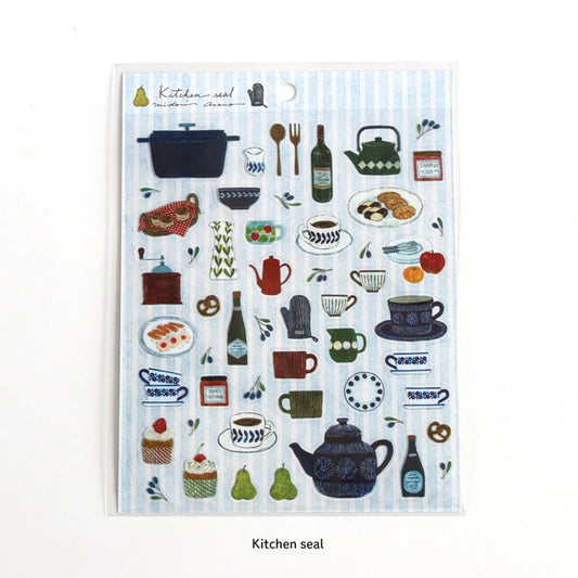Midori Asano - Kitchen Seal Sticker Sheet