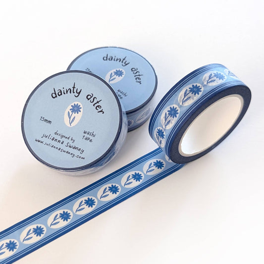 Dainty Aster 15mm Washi Tape