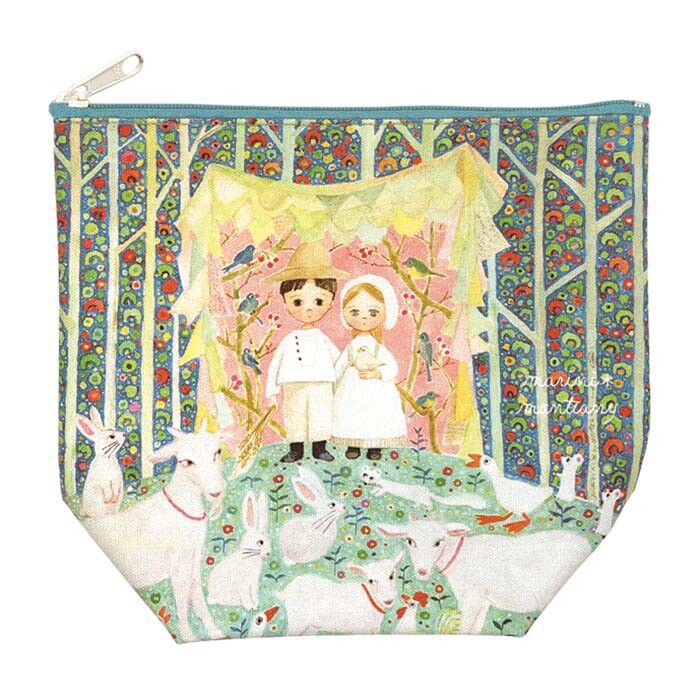 Marini Mantiany Gusseted Pouch Yagi (Goat)