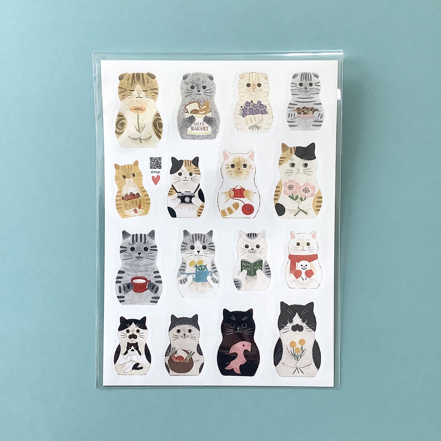 Cat Matryoshka Stickers