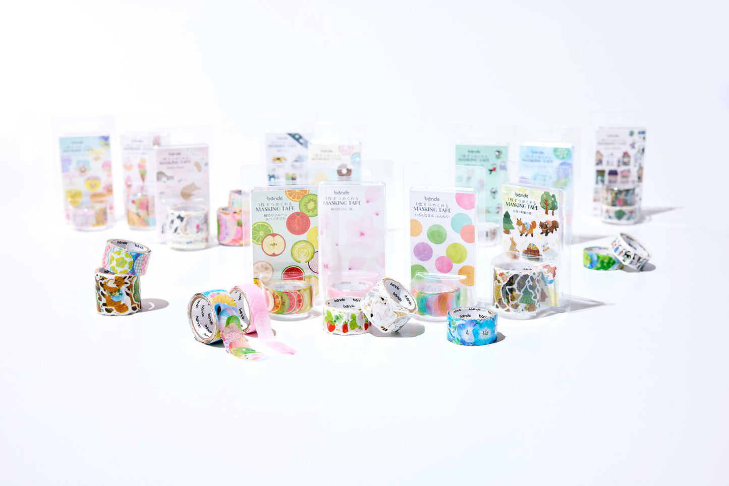 Fox Embroidery Forest Masking Roll Stickers