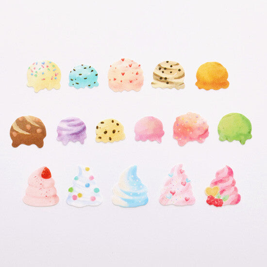 Ice Cream Shop Masking Roll Stickers