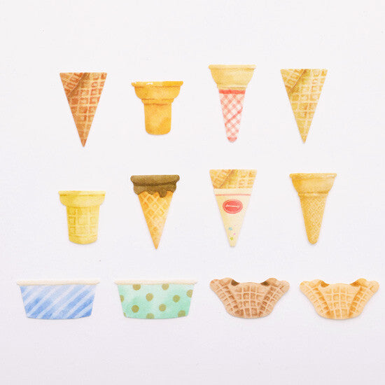 Ice Cream Shop Masking Roll Stickers