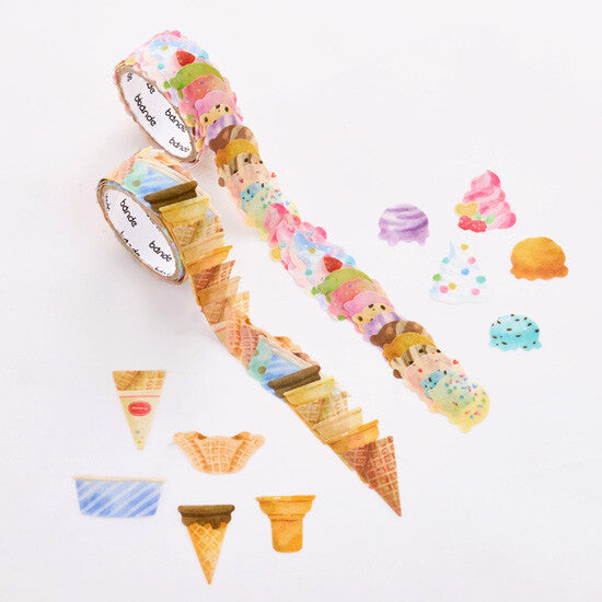 Ice Cream Shop Masking Roll Stickers