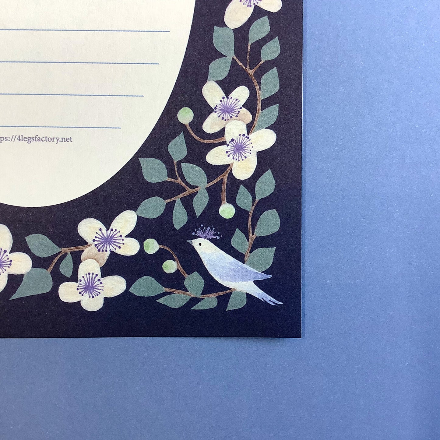 Bird and Flower A6 Letter set