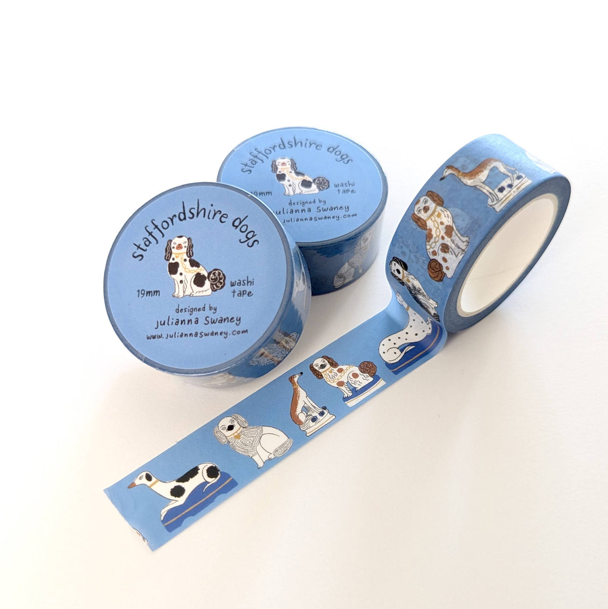 Staffordshire Dogs  Washi Tape 19mm