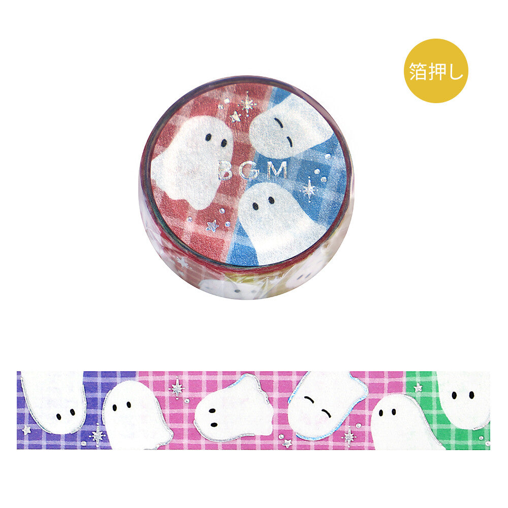 BGM Washi Tape - Colorful Ghosts