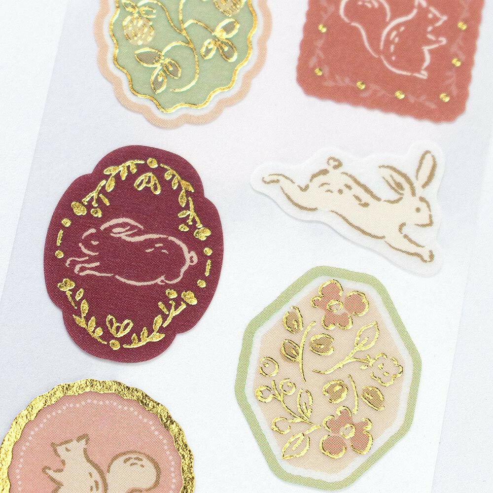 Utatane - Squirrels and Rabbits Sticker Run