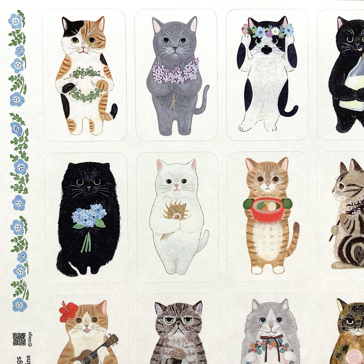 Cat in Picture Book Stickers