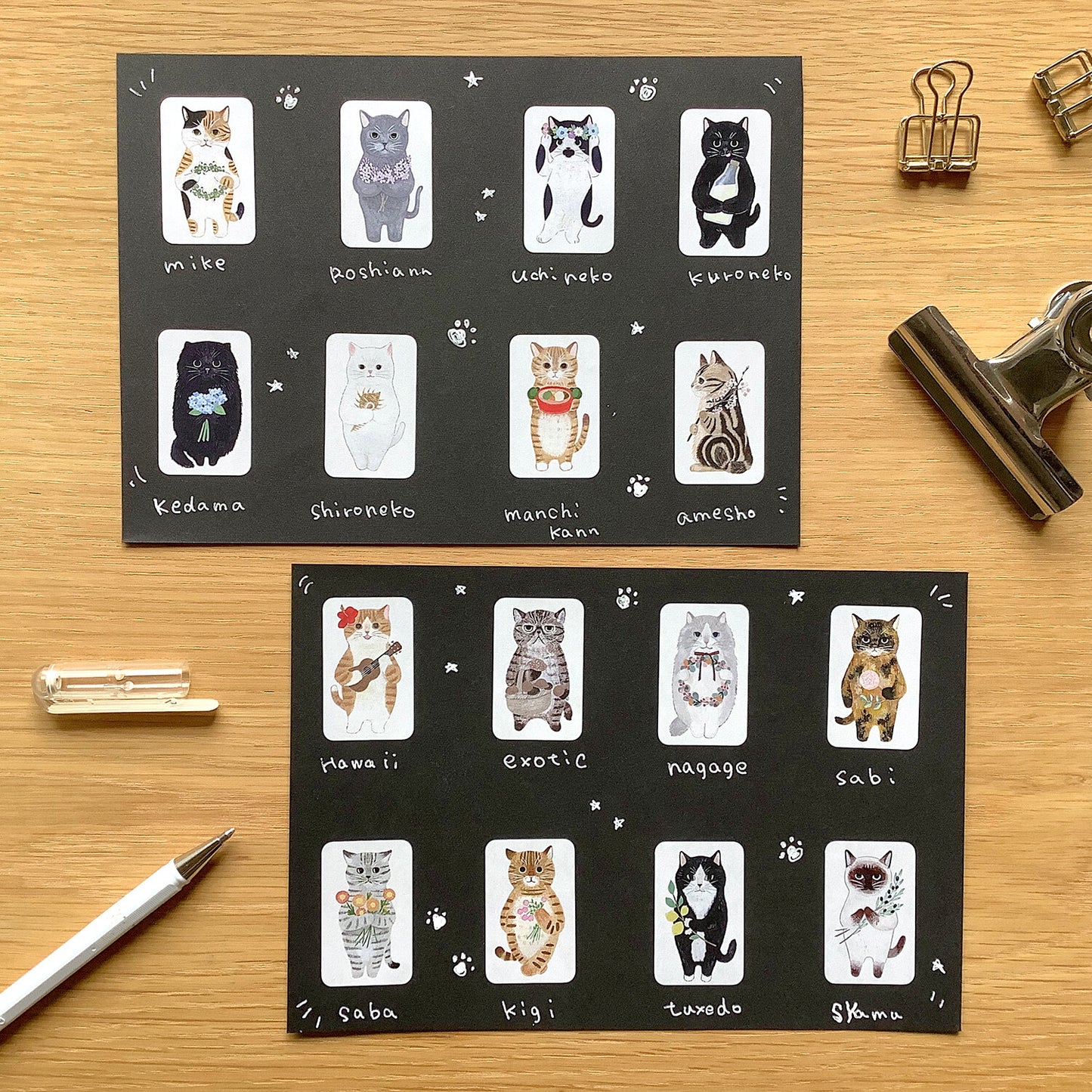 Cat in Picture Book Stickers