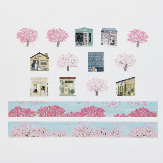 Sakura no Sanpodo (Cherry Blossoms) Roll/Stickers