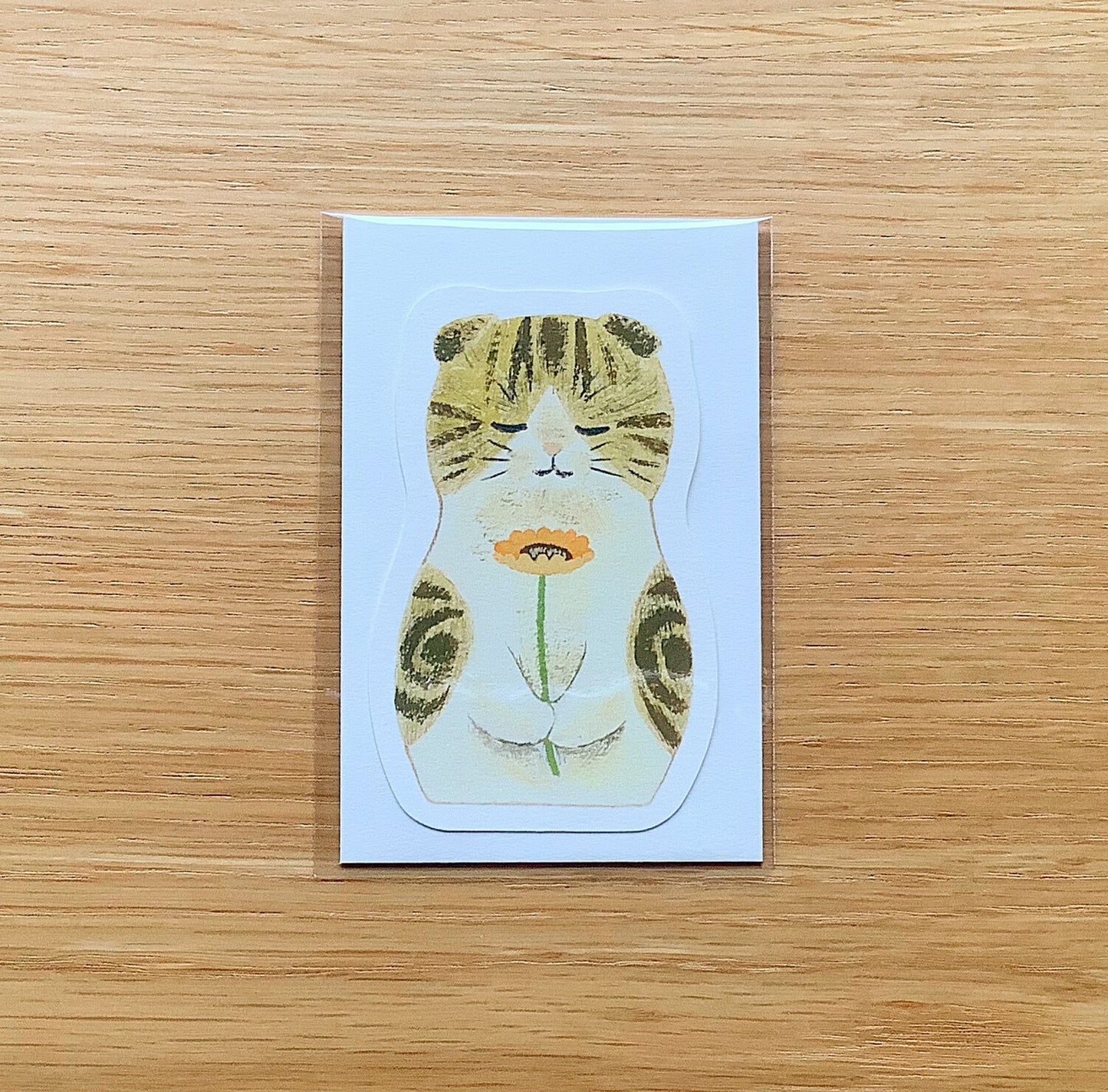 Mini Card - Gerbera Cat