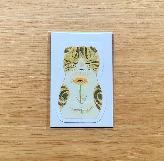 Mini Card - Gerbera Cat