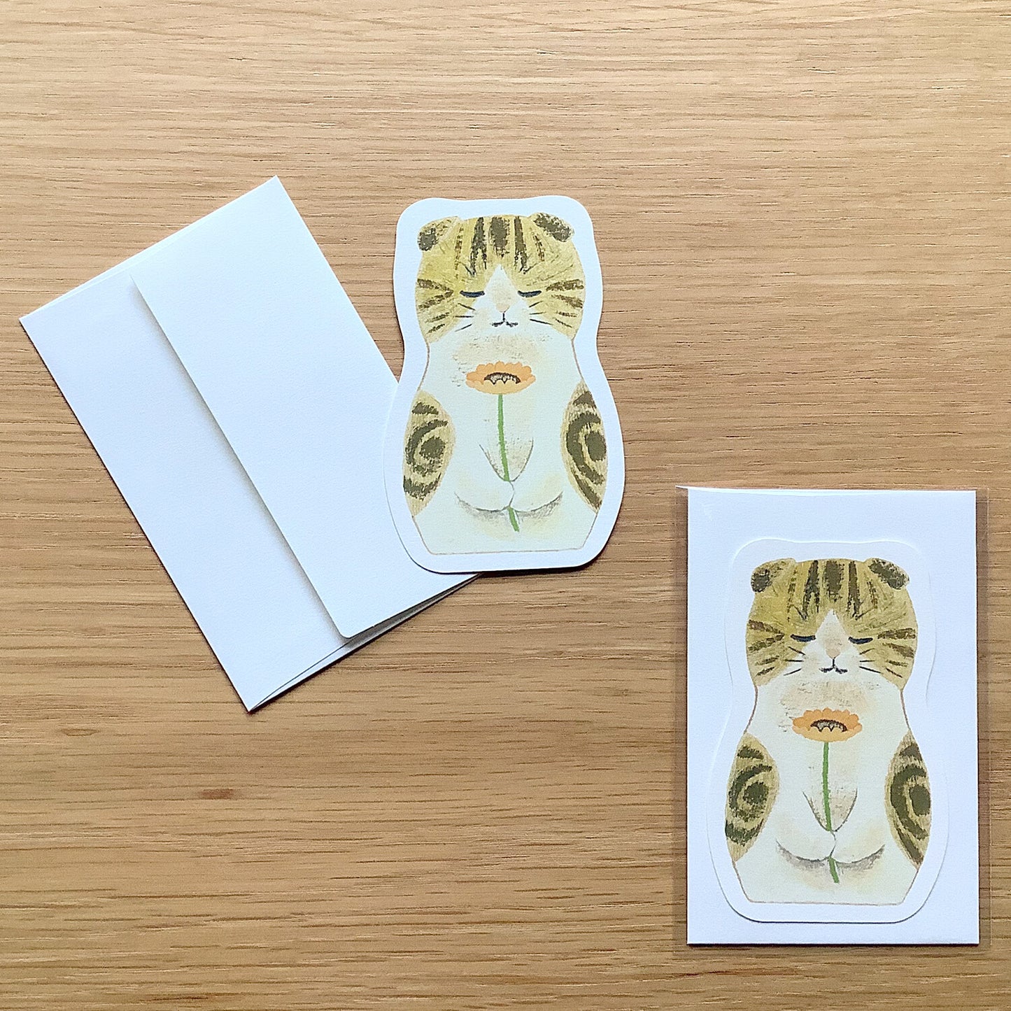 Mini Card - Gerbera Cat