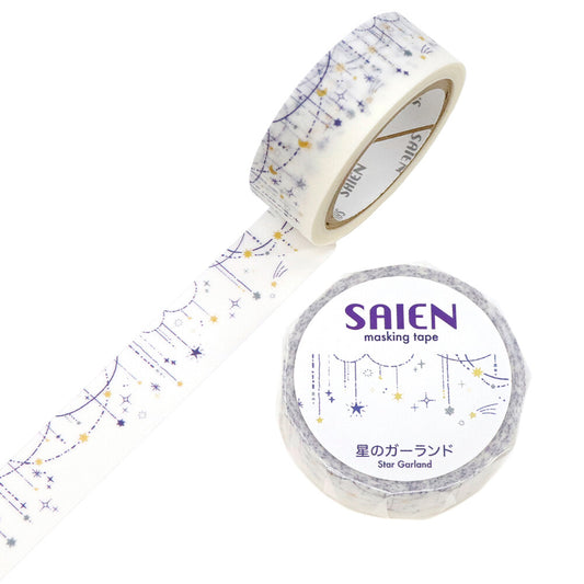 Saien Garland of Stars Washi Tape